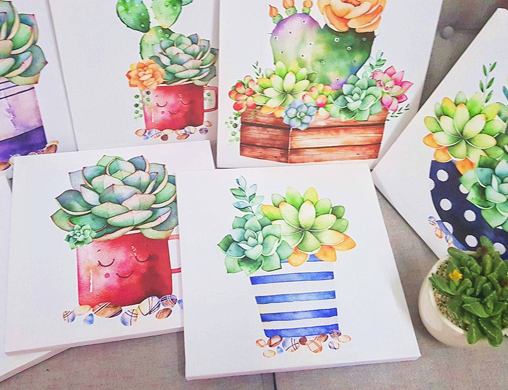 Vẽ & In Tranh Canvas