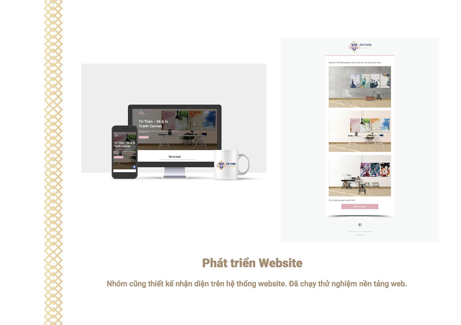 Bộ nhận diện thương hiệu Tri Thân Canvas