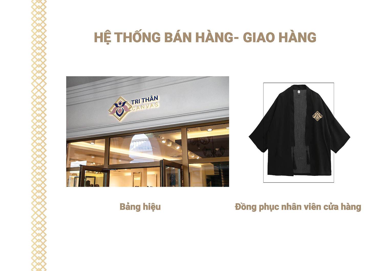 Bộ nhận diện thương hiệu Tri Thân Canvas