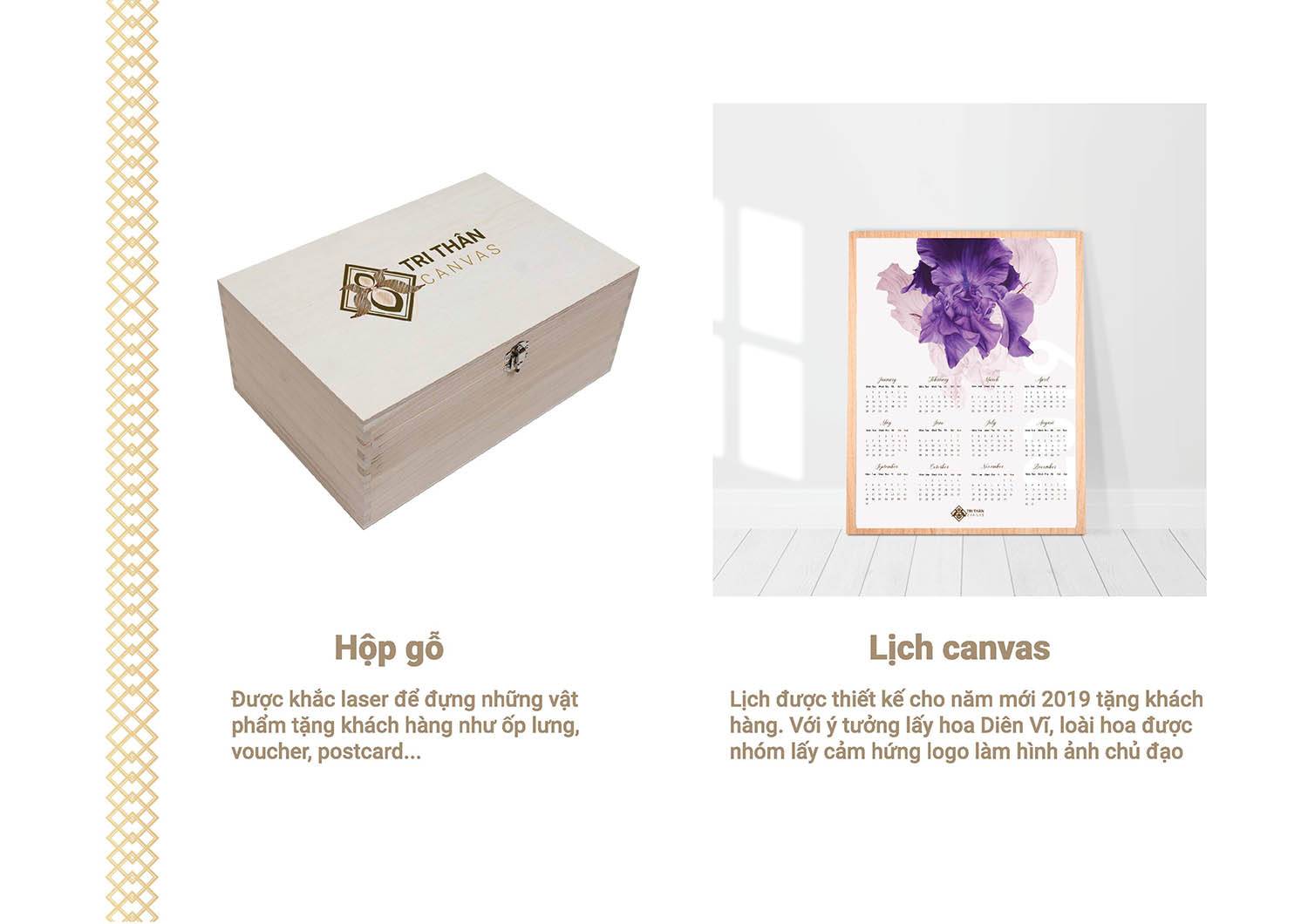 Bộ nhận diện thương hiệu Tri Thân Canvas