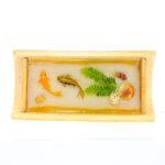Tranh Cá 3D Ống Tre Để Bàn