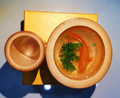 Ống Cắm Bút Tranh Cá Vàng 3D