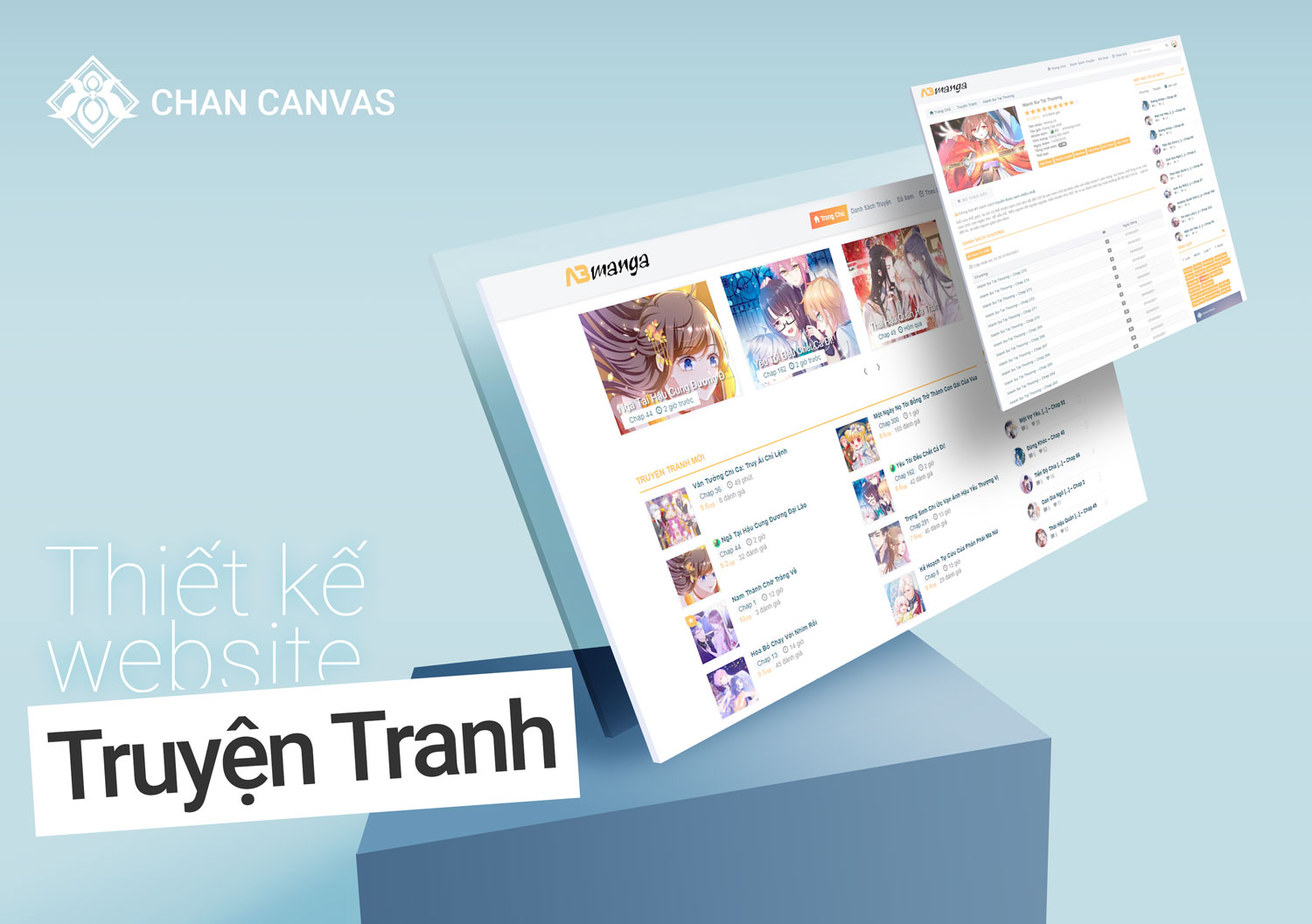 Dịch vụ thiết kế website Truyện Tranh