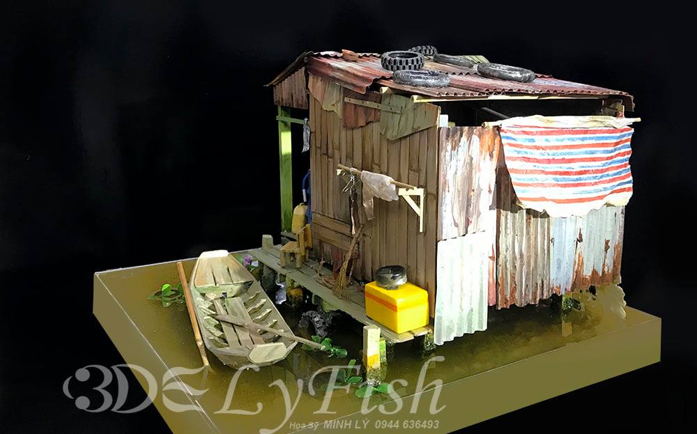 Mô Hình Thu Nhỏ Điểm Bán Lẻ Xăng Dầu - Ảnh 3