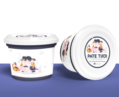 Thiết kế tem dán hộp nhựa, tem dán bao bì sản phẩm