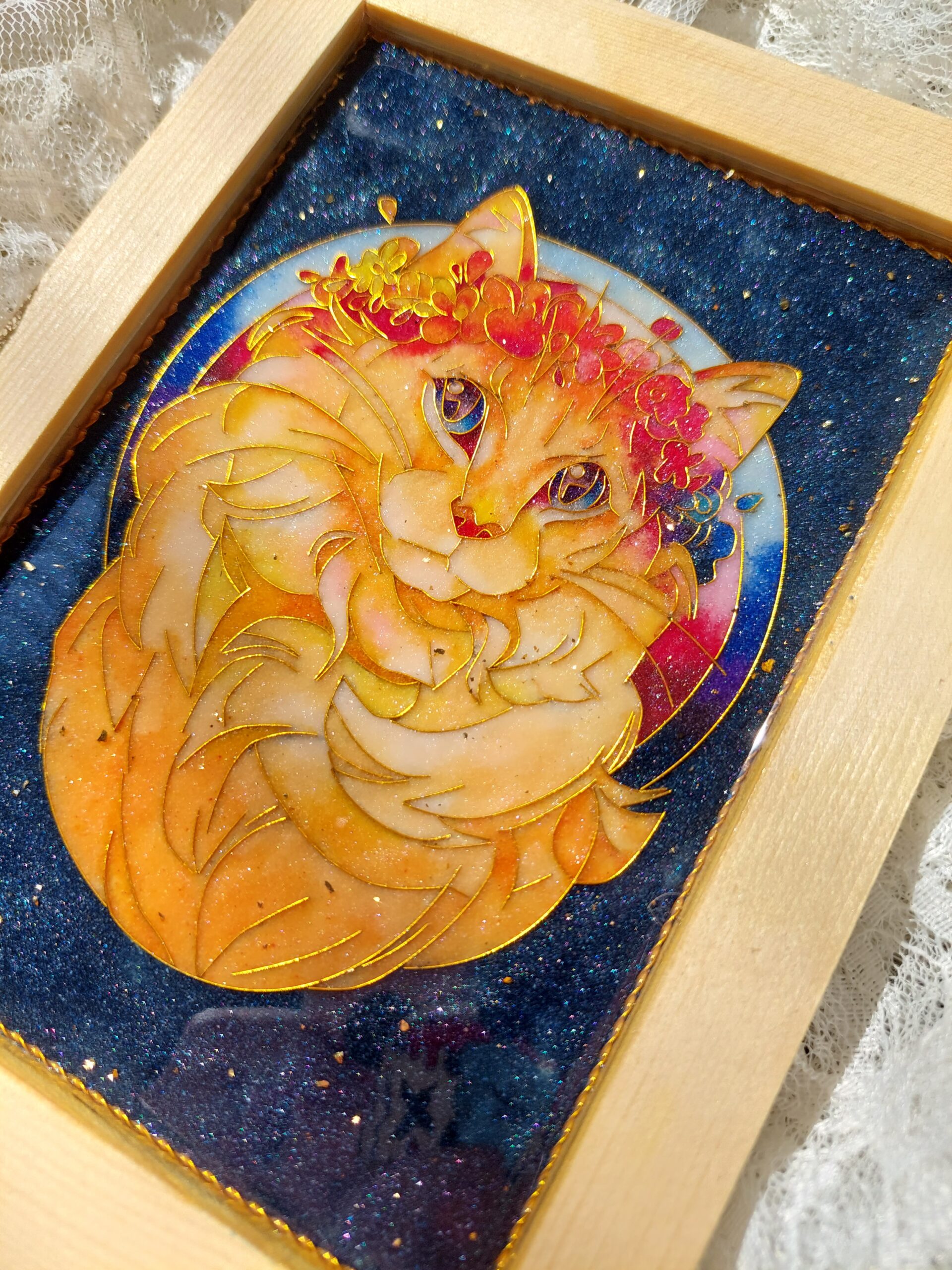 Tranh Cảnh Thái Lam Mèo Maine Coon - Ảnh 1
