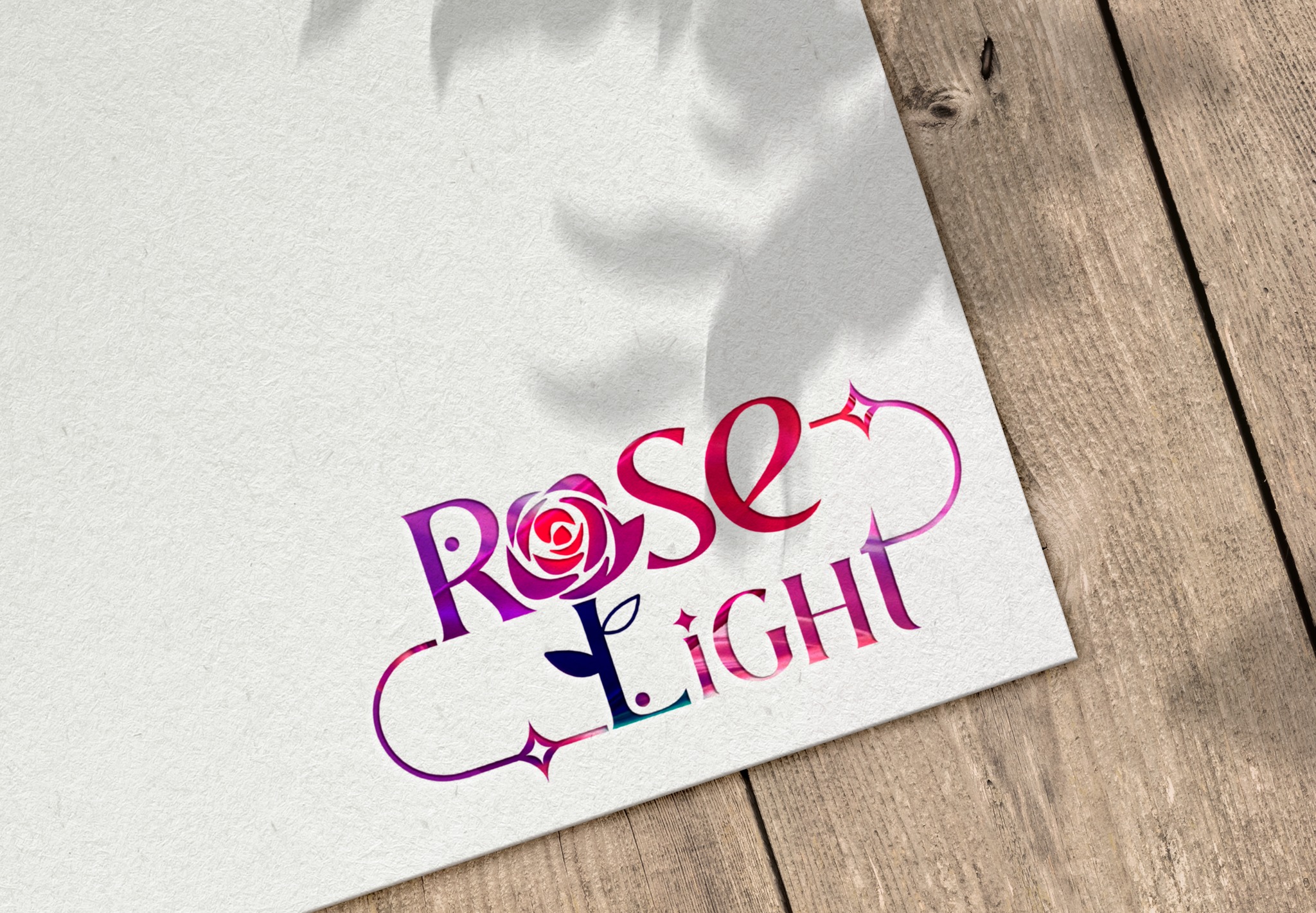 Thiết kế logo nhóm Rose Light